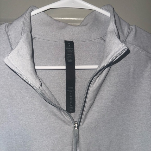 Lululemon Warm 1/4 Zip Gray size M - Picture 4 of 4